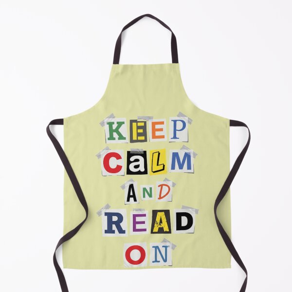 Item preview, Keep Calm and Read On Ransom Note Book Lover designed and sold by d247.