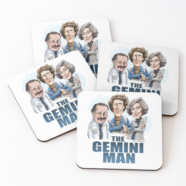 Item preview, Gemini Man Cartoon Tribute designed and sold by IanBakerToons.