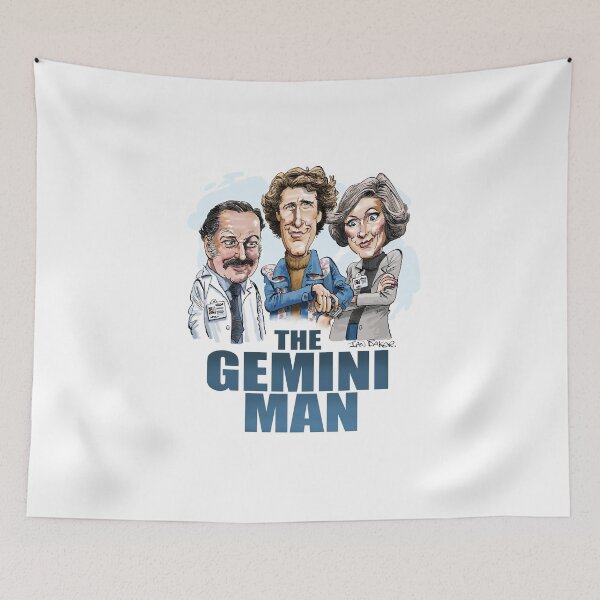 Item preview, Gemini Man Cartoon Tribute designed and sold by IanBakerToons.