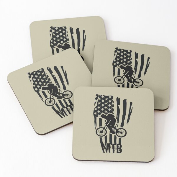 Item preview, American Flag Mtb Downhill Mountain BikeTrail Rider designed and sold by Alexaltay.