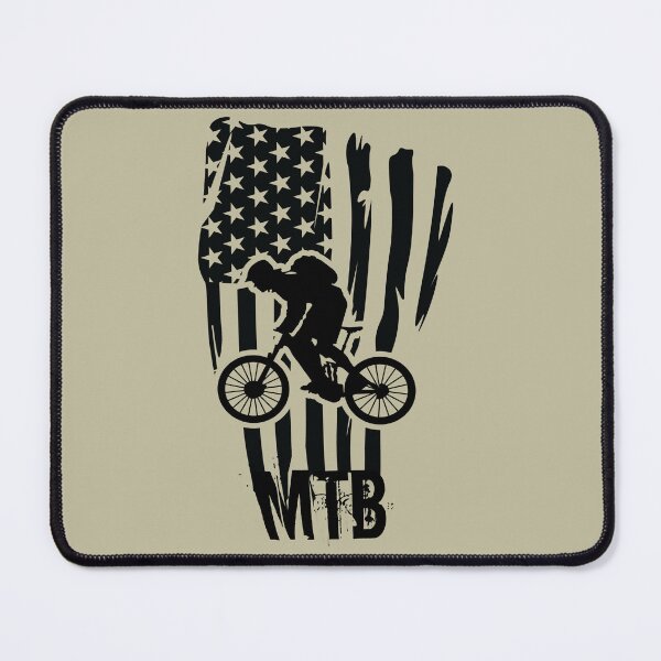 Item preview, American Flag Mtb Downhill Mountain BikeTrail Rider designed and sold by Alexaltay.