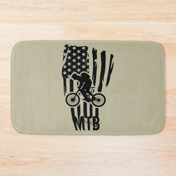 Item preview, American Flag Mtb Downhill Mountain BikeTrail Rider designed and sold by Alexaltay.