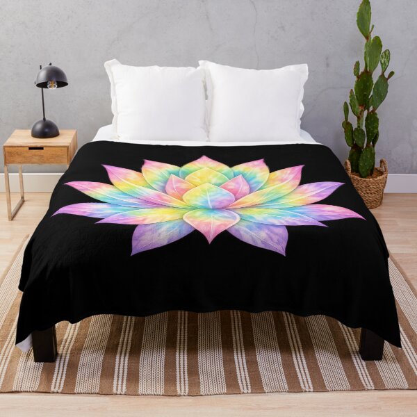 Item preview, Rainbow Lotus Flower Colorful Mandala Art designed and sold by jgvisualarts.