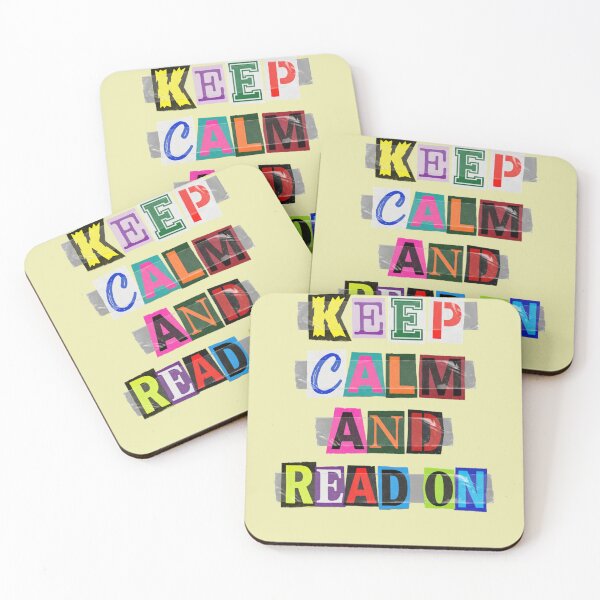 Item preview, Keep Calm And Read On Magazine Cutout Reader designed and sold by d247.