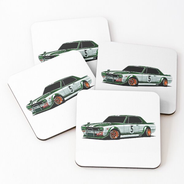 Item preview, Exclusive drawing legendary classic modified jdm sport car Hakosuka C10 Coupe S20 2.0L Inline-6 designed and sold by Cars23.