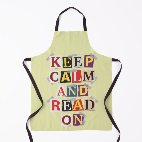 Item preview, Keep Calm And Read On Book Lover Ransom Note designed and sold by d247.