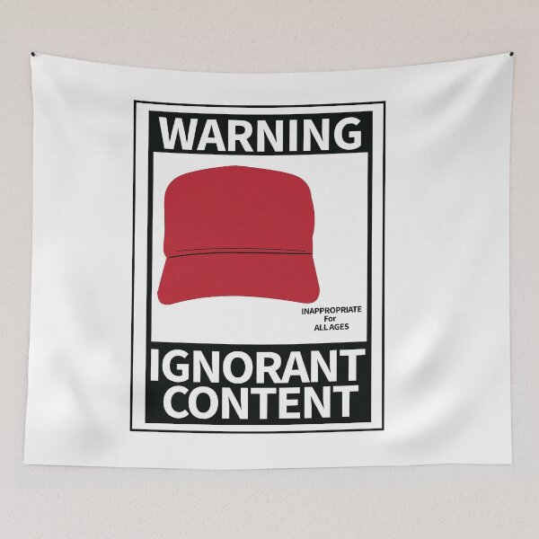 Item preview, MAGA Content Warning designed and sold by All in Good Fun.