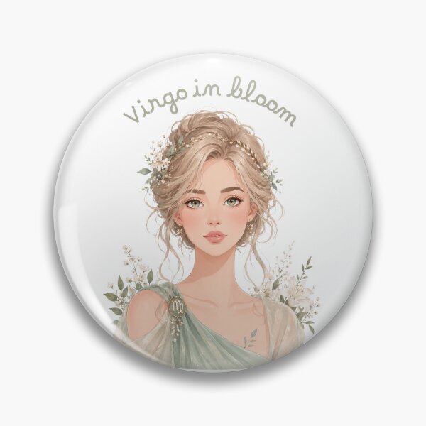 Item preview, Virgo In Bloom Astrological Narure Girl Zodiac Sign designed and sold by Marcelina28.