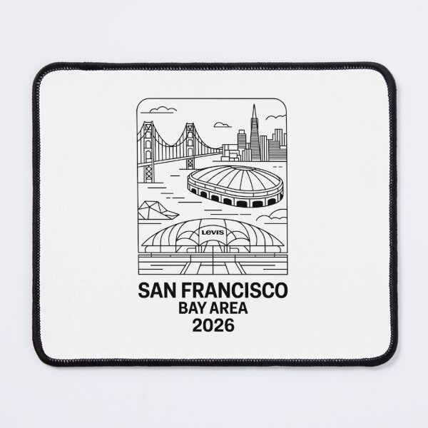 Item preview, San Francisco Bay Area Golden Gate Stadium T-Shirt V19 designed and sold by DarylWelsh2024.