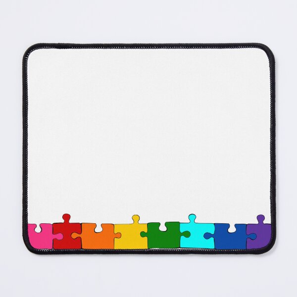 Item preview, Rainbow Puzzle Pieces Pride Flag designed and sold by HarveyHandcraftsandDesigns.