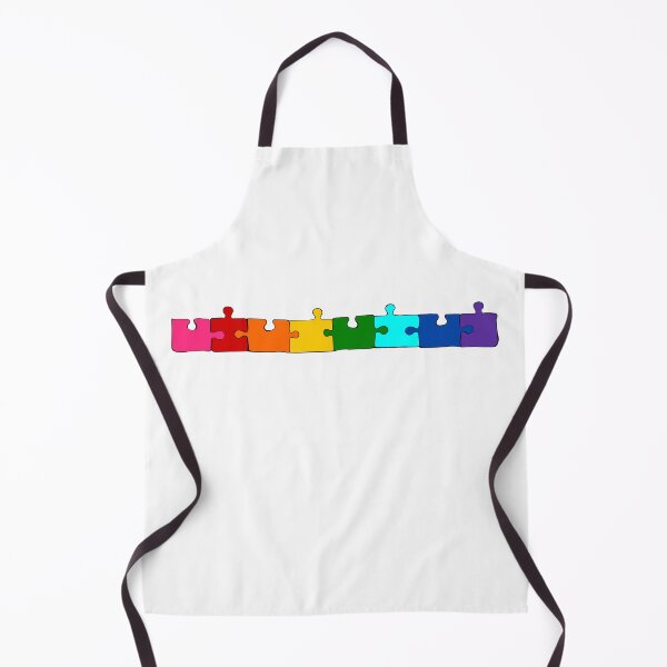 Item preview, Rainbow Puzzle Pieces Pride Flag designed and sold by HarveyHandcraftsandDesigns.