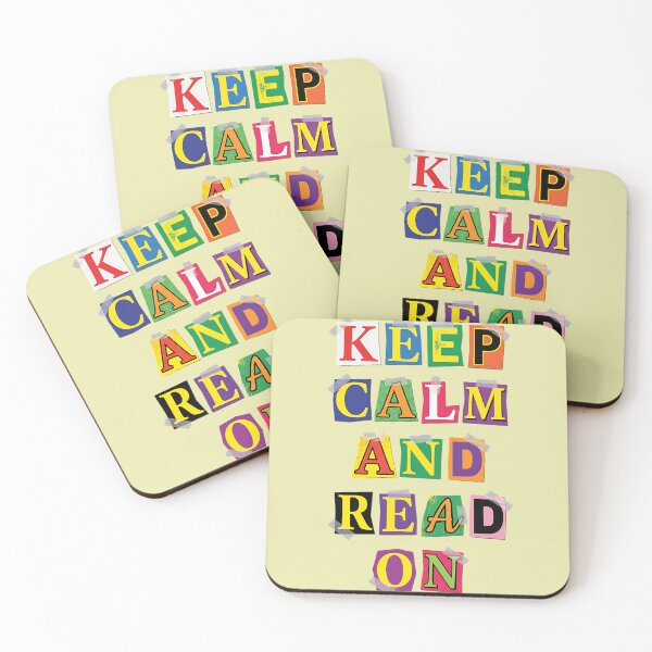 Item preview, Keep Calm And Read On Bookworm Reader Design designed and sold by d247.