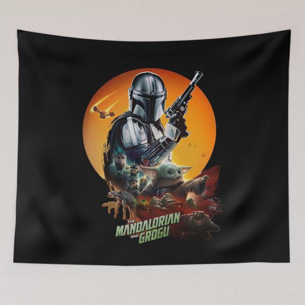 Item preview, Mando and Grogu designed and sold by helman-art.