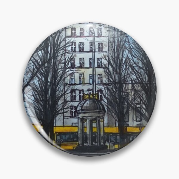 Item preview, Albertplatz Winter Light – Dresden Neustadt Tram Urban Sketch designed and sold by UMA Urban Sketch.