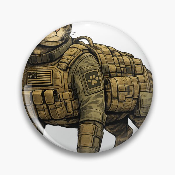 Item preview, Tactical cat upper left chest designed and sold by JEcollective.