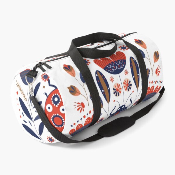 Item preview, Scandinavian Folk Art, Ladybug With Flowers designed and sold by xiao xuans.