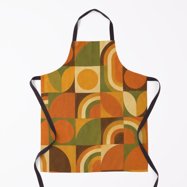 Item preview, Mid Century Modern Retro 70s Geometric Block Pattern designed and sold by ColorFindsEs.