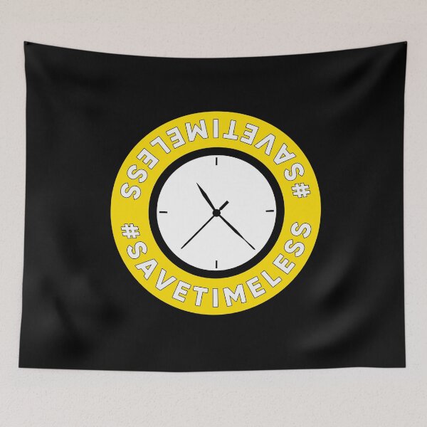 Item preview, Save Timeless Clock Logo designed and sold by runningfox.