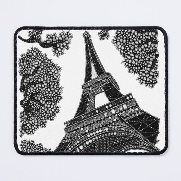 Item preview, Eiffel Tower Aesthetic Ink Sketch designed and sold by Core design hub .