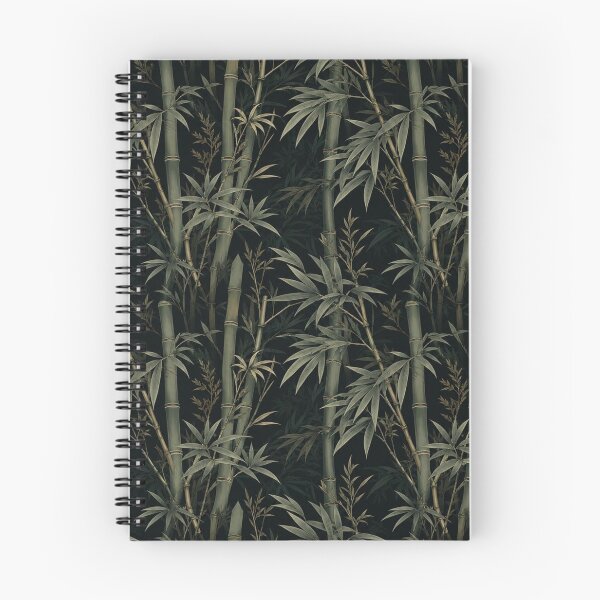 Item preview, Moody Green Vintage Bamboo Pattern designed and sold by ColorFindsEs.