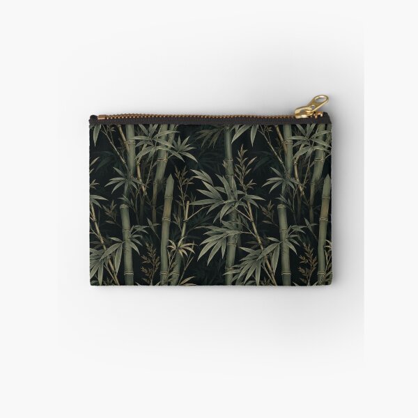 Item preview, Moody Green Vintage Bamboo Pattern designed and sold by ColorFindsEs.
