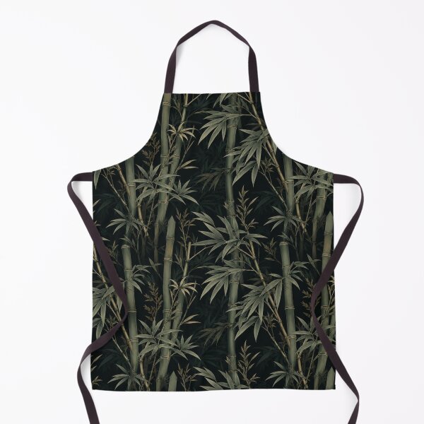 Item preview, Moody Green Vintage Bamboo Pattern designed and sold by ColorFindsEs.