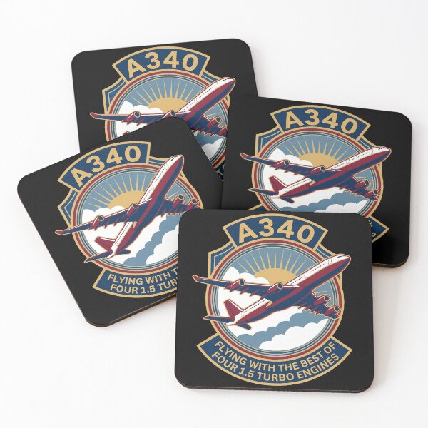 Item preview, A340 Turbo Engines Civil Aviation Humor designed and sold by ArtDreams92.