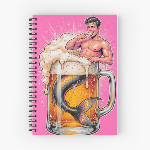 Item preview, Merman Chilling in Giant Beer Mug designed and sold by ZhivanCrimson.