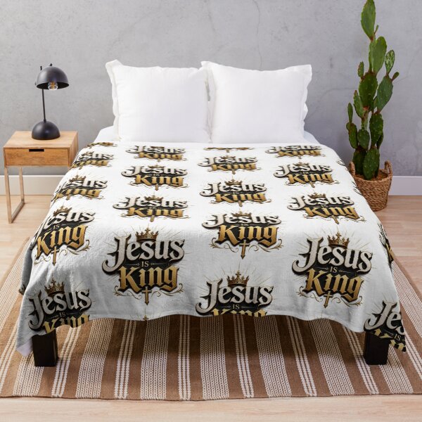 Item preview, Jesus Is King Christian Faith Design designed and sold by NaphDesigns.