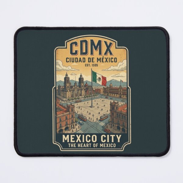 Item preview, CDMX Mexico City Vintage Travel Poster | Ciudad de México Retro Landmark Design designed and sold by Travel Souvenirs 30.