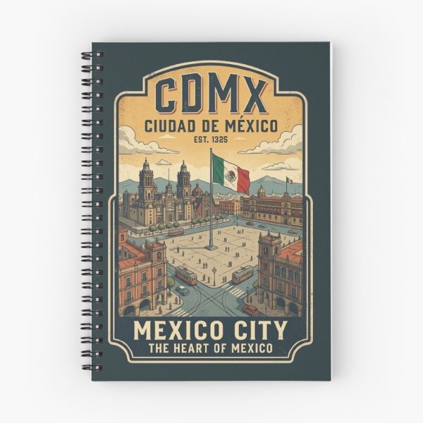 Item preview, CDMX Mexico City Vintage Travel Poster | Ciudad de México Retro Landmark Design designed and sold by Travel Souvenirs 30.