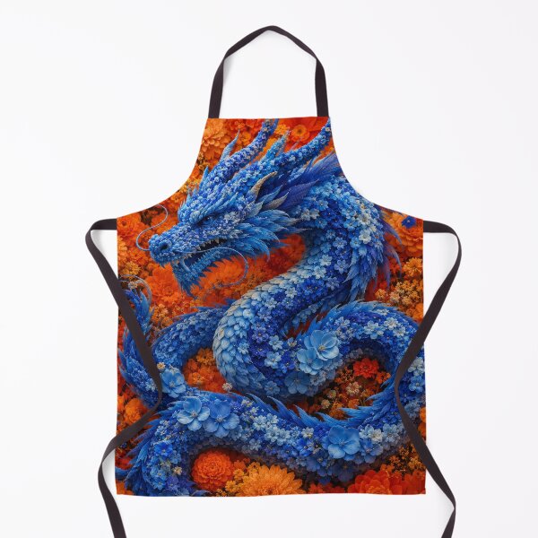 Item preview, Blue Floral Dragon designed and sold by CashCrow.
