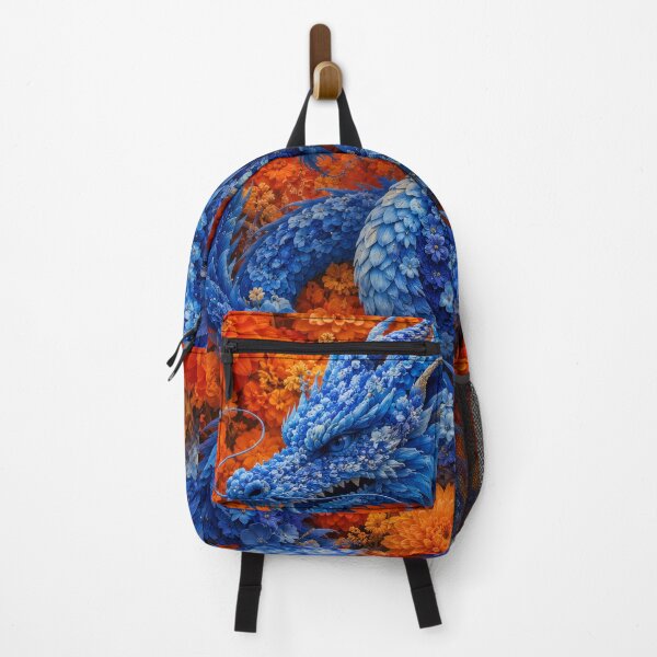 Item preview, Blue Floral Dragon designed and sold by CashCrow.