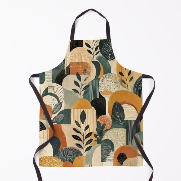 Item preview, Mid-Century Modern Abstract Geometric Botanical Pattern designed and sold by ColorFindsEs.