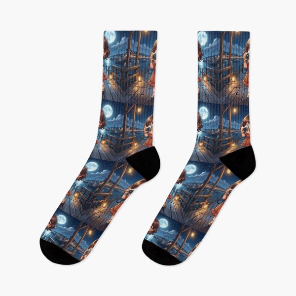 Item preview, Cute Harbor Photography Night Scene designed and sold by Azurart2.