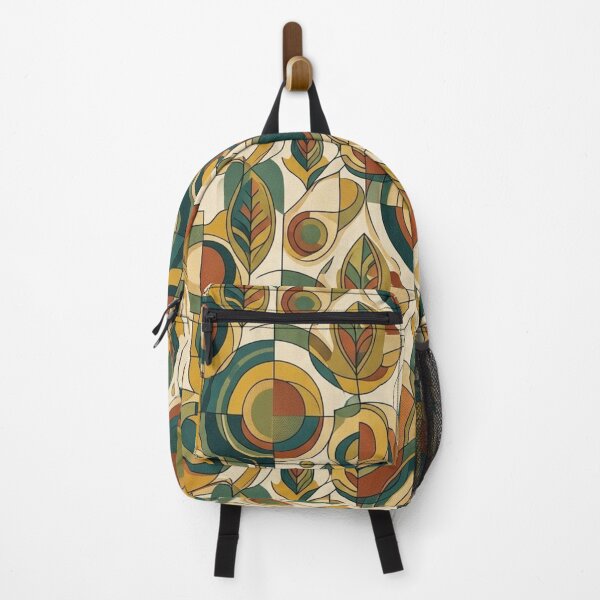 Item preview, Mid-Century Modern Abstract Geometric Botanical Pattern designed and sold by ColorFindsEs.