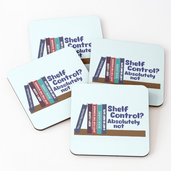 Item preview, Shelf Control? Absolutely Not | Romance Reader Book Stack Design designed and sold by Hallowed Artistry.