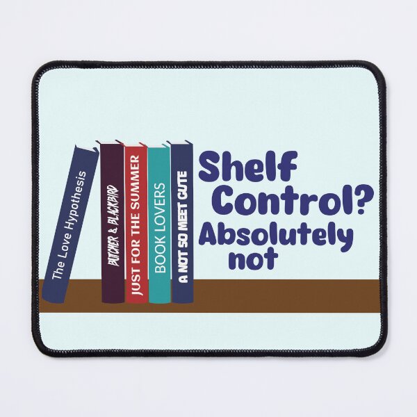 Item preview, Shelf Control? Absolutely Not | Romance Reader Book Stack Design designed and sold by Hallowed Artistry.