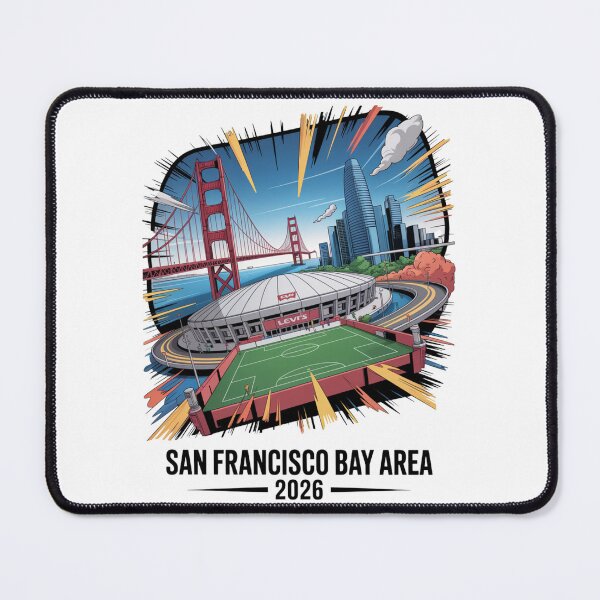 Item preview, San Francisco Bay Area Golden Gate Stadium T-Shirt V23 designed and sold by DarylWelsh2024.