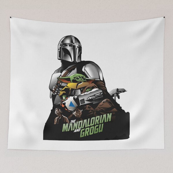 Item preview, Mando and Grogu designed and sold by helman-art.