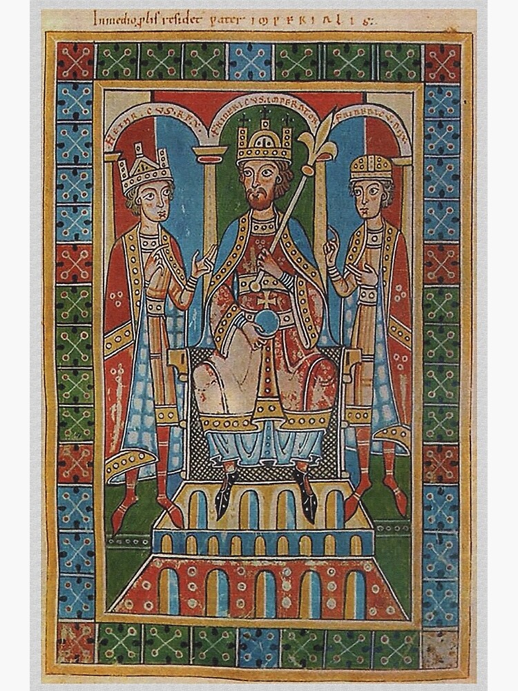 Frederick I Barbarossa and his two sons by edsimoneit