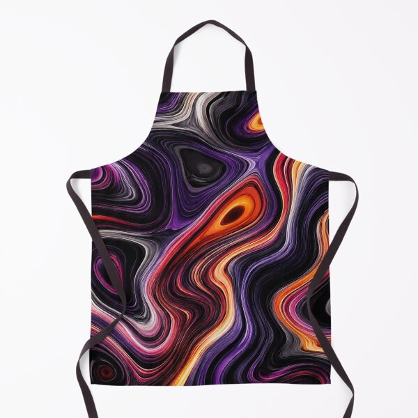 Item preview, Dark Purple and Orange Fluid Marble Abstract Pattern designed and sold by ColorFindsEs.