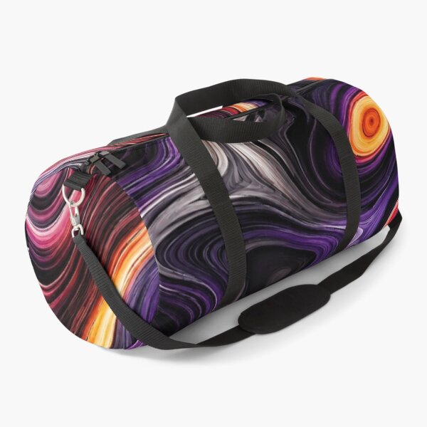 Item preview, Dark Purple and Orange Fluid Marble Abstract Pattern designed and sold by ColorFindsEs.