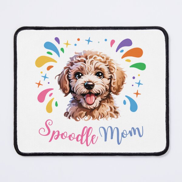 Item preview, Spoodle Mom Color Splash Dog Lover Design – Cute Spoodle Puppy Mother Gift designed and sold by ArcticFoxStudio.