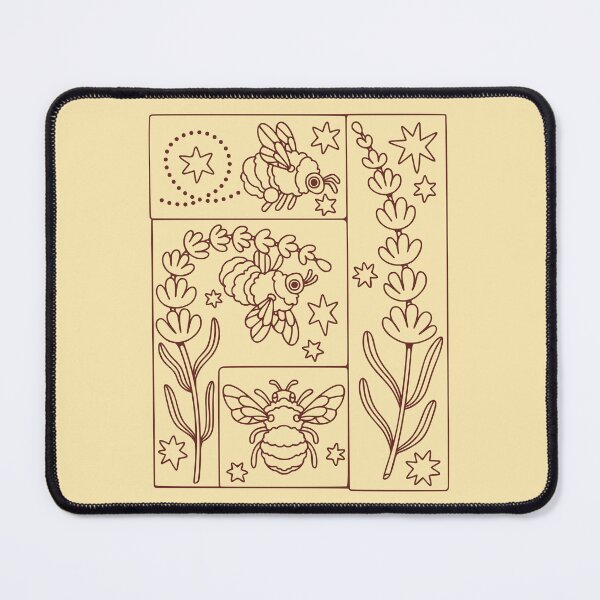 Item preview, Bumble bees & lavender designed and sold by Erika Vaigel Creations.