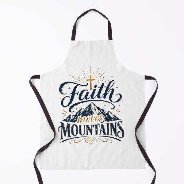 Item preview, Faith Moves Mountains Christian Inspirational Design designed and sold by NaphDesigns.