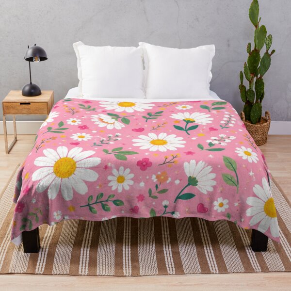 Item preview, Vibrant Pink Daisy Seamless Pattern designed and sold by ColorFindsEs.