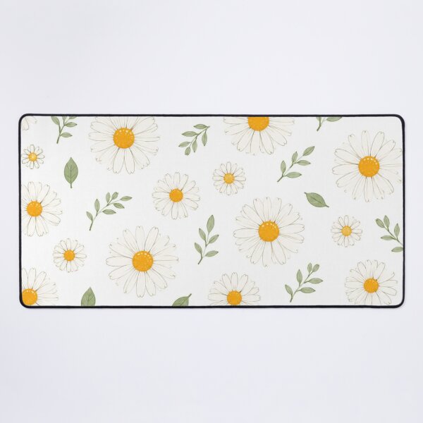 Item preview, Classic White Daisy Seamless Pattern designed and sold by ColorFindsEs.