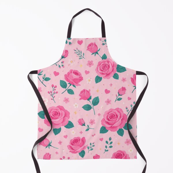 Item preview, Vibrant Pink Rose Seamless Pattern designed and sold by ColorFindsEs.