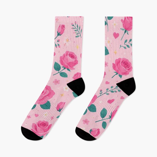 Item preview, Vibrant Pink Rose Seamless Pattern designed and sold by ColorFindsEs.